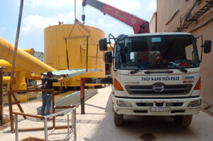 Cho thuê xe cẩu quận 5 giá rẻ tại vận tải Mạnh Tiến Phát