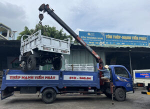 Cho thuê xe cẩu tự hành 1.5 tại vận tải Mạnh Tiến Phát