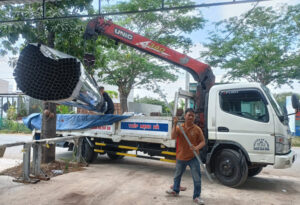 Cho thuê xe cẩu 3 tấn giá rẻ, tiết kiệm đến 20% tại vận tải Mạnh Tiến Phát