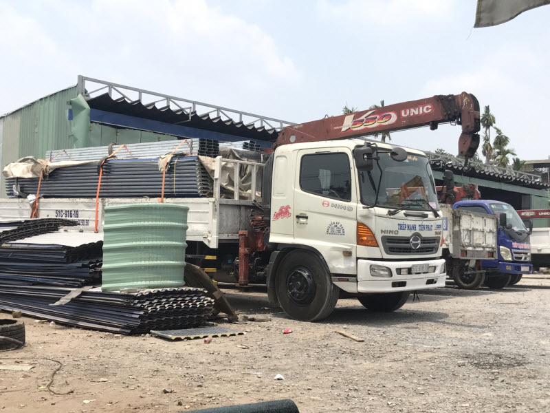 Cho thuê xe cẩu tự hành 5 tấn