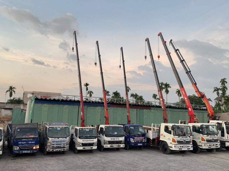 Cho thuê xe cẩu tự hành theo ca, giờ, ngày, tháng giá tốt nhất tại vận tải Mạnh Tiến Phát