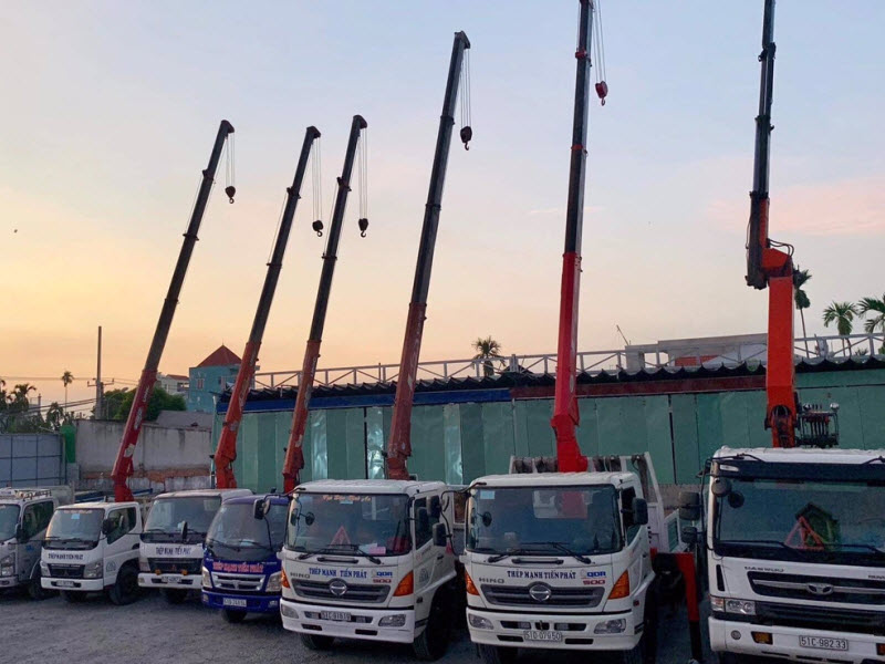 Cho thuê xe cẩu tự hành theo ca, giờ, ngày, tháng giá rẻ tại tphcm và miền nam - chiết khấu 10-20% chỉ có tại vận tải Mạnh Tiến Phát