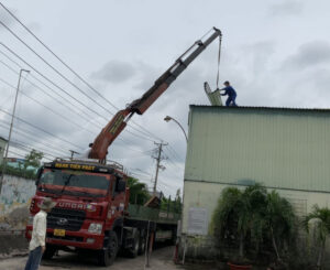 Dịch vụ cẩu đồ lên cao giá rẻ tại vận tải Mạnh Tiến Phát