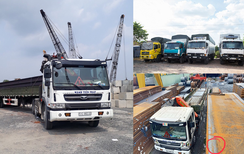 Vận tải MTP có nhiều hình thức cho thuê xe cẩu tại Nha Trang