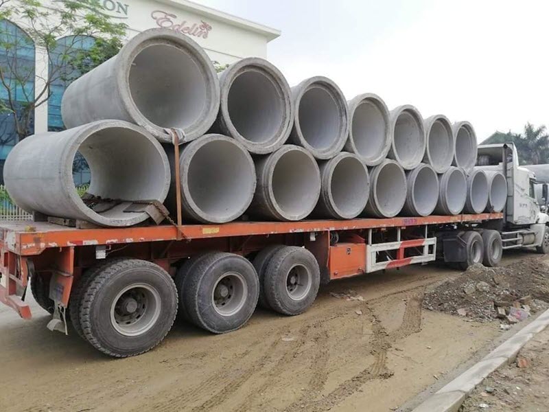 Thuê dịch vụ cẩu ống cống, đường ống giá rẻ nhất tại Vận Tải MTP