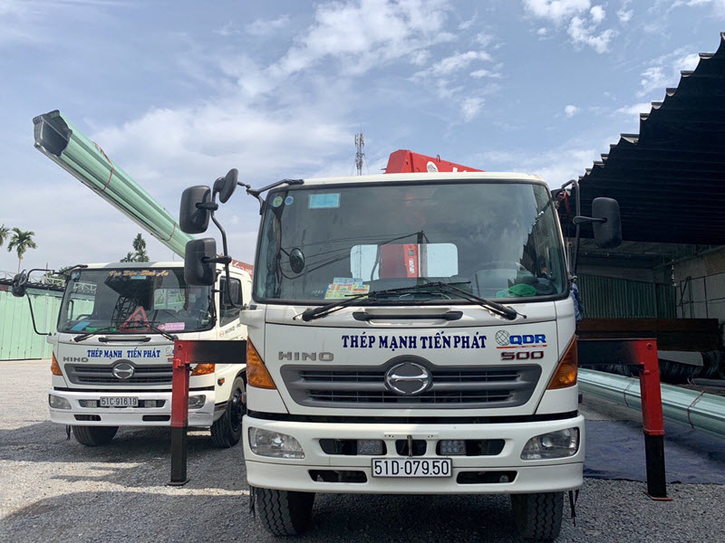 Vận Tải MTP cung ứng dịch vụ thuê cẩu tải cát đá, sắt thép ưu đãi, CK 5 - 10%