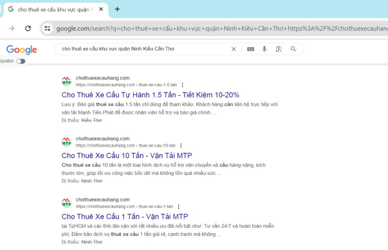 Hướng dẫn tìm điểm cho thuê xe cẩu tại Cần Thơ