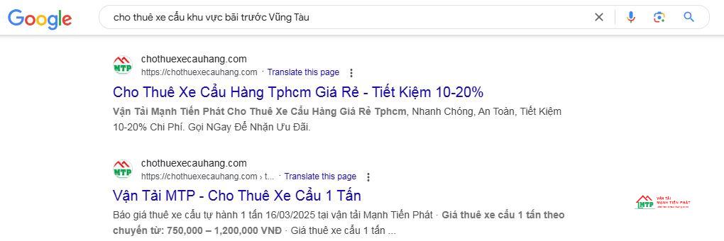 Hướng dẫn tìm kiếm địa chỉ cho thuê xe cẩu tại Vũng Tàu