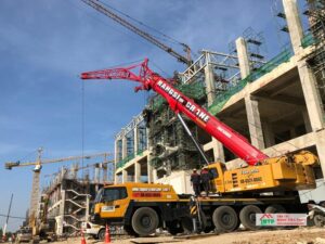Vận Tải MTP cho thuê xe cẩu Kato tại Bà Rịa Vũng Tàu đáp ứng tốt mọi công trình, giá thuê rẻ