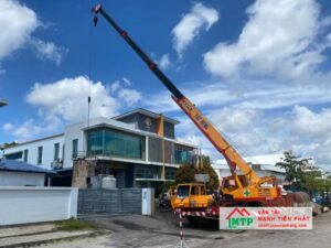 Dịch vụ cho thuê xe cẩu Kato tại Quảng Nam của Vận Tải MTP đáp ứng tốt mọi nhu cầu khách hàng