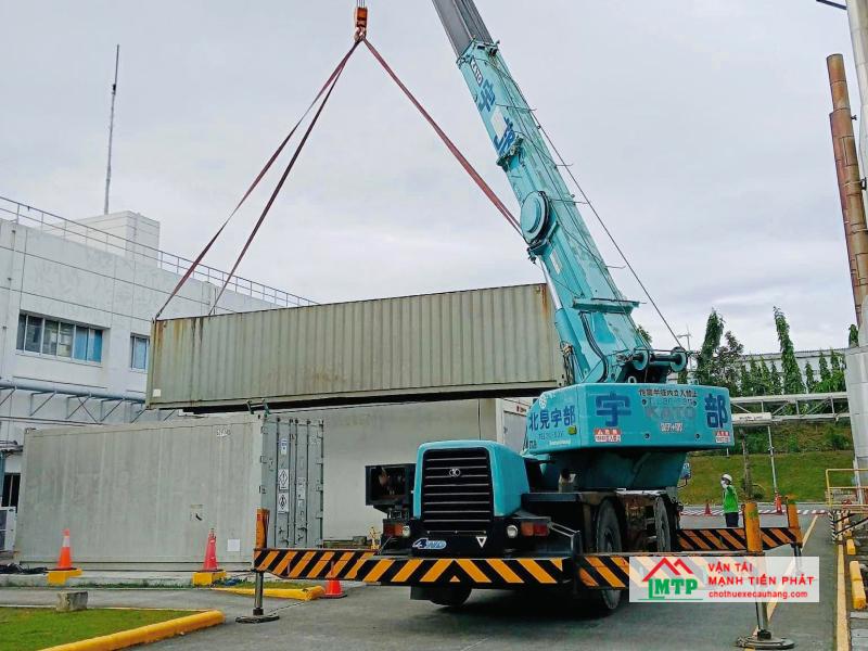 Thuê xe cẩu Kato tại Bình Thuận đa dạng hình thức như thuê theo giờ/ca/ngày/tháng tại Vận Tải MTP