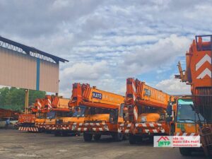 Vận Tải MTP cho thuê xe cẩu Kato tại Bình Thuận đa dạng tải trọng, từ 10 - 220 tấn