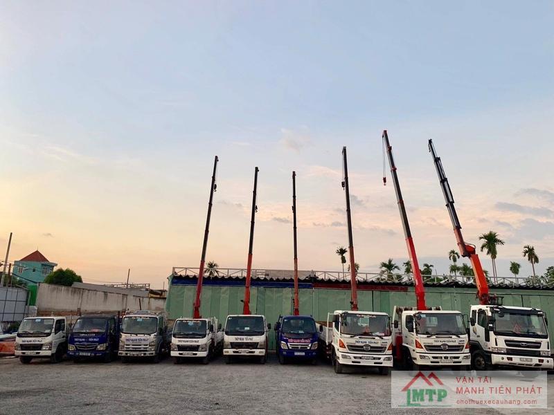 Dịch vụ cho thuê xe cẩu chất lượng, hợp đồng rõ ràng tại Vận Tải MTP