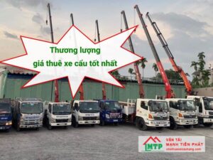 Cách thương lượng giá thuê xe cẩu để tối ưu chi phí