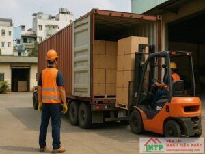 Cho Thuê Xe Nâng Đóng Rút Container Tại Huyện Cần Giờ