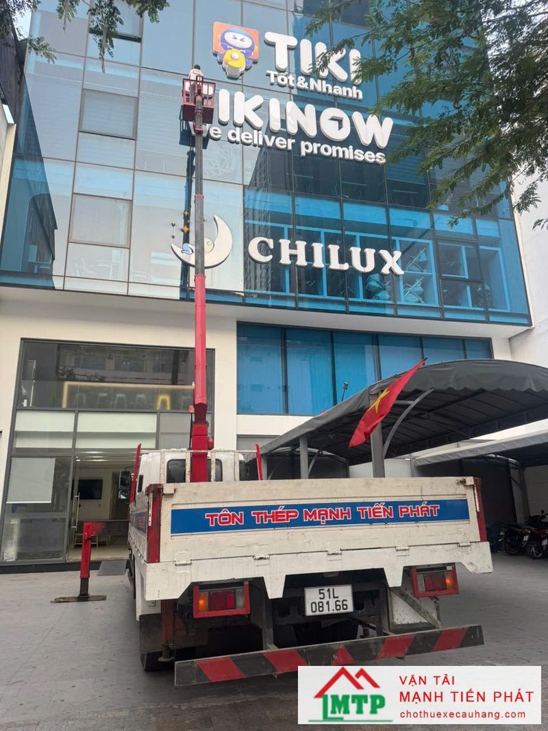 Vận Tải MTP - Cung cấp dịch vụ cho thuê xe cẩu nâng người tại Huyện Bình Chánh