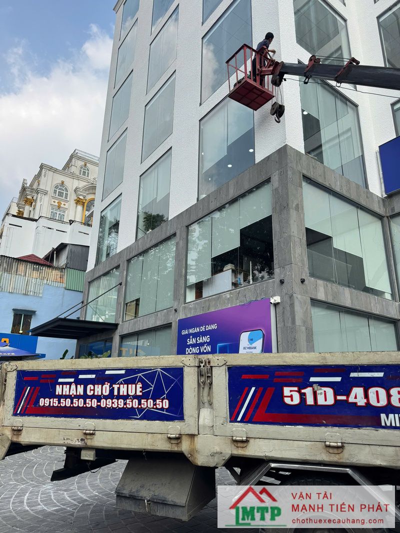 Vận Tải MTP - Cung cấp dịch vụ cho thuê xe cẩu nâng người tại Huyện Cần Giờ