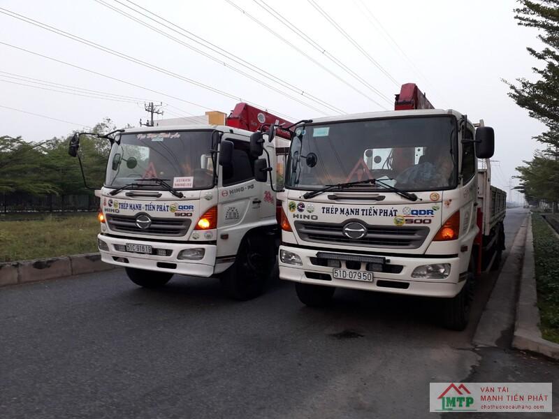 Các dòng xe cẩu thùng cho thuê tại Huyện Hóc Môn