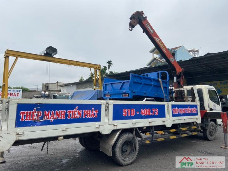 Các dòng xe cẩu thùng cho thuê tại Quận 12