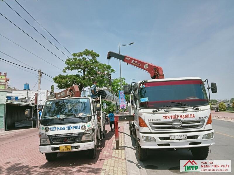 Các dòng xe cẩu thùng cho thuê tại Quận 4