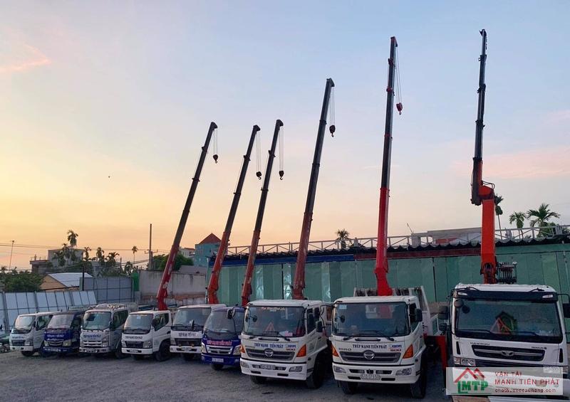 Các dòng xe cẩu thùng cho thuê tại Huyện Bình Chánh
