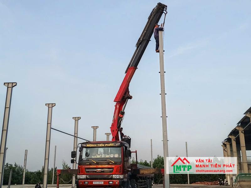 Vận Tải MTP cho thuê xe cẩu theo ca/giờ đáp ứng nhu cầu thuê ngắn hạn tại Đắk Lắk