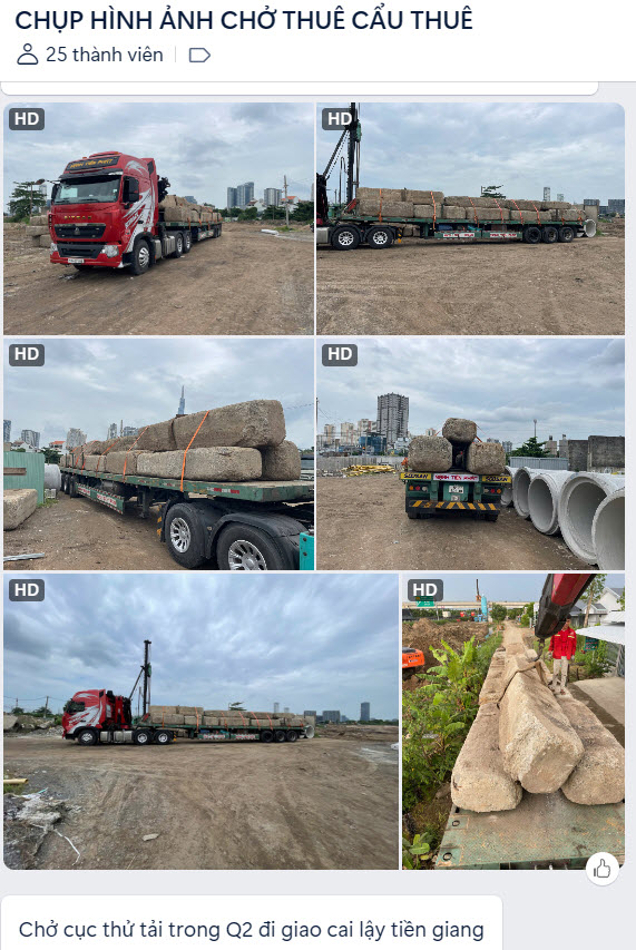 Chở cục thử tải trong Q2 đi giao cai lậy tiền giang