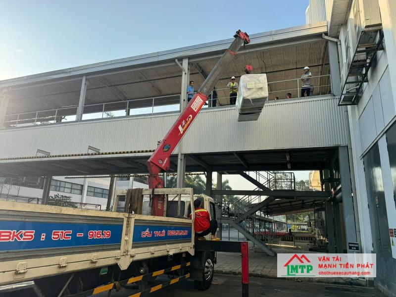 Vận Tải MTP cho thuê xe cẩu tại Tuy An đa dạng tải trọng và hình thức cẩu, nâng hạ, vận chuyển