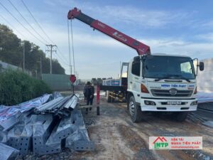Vận Tải MTP cho thuê xe cẩu tại Buôn Hồ phục vụ công trình, nhà máy nông sản với nhiều hình thức