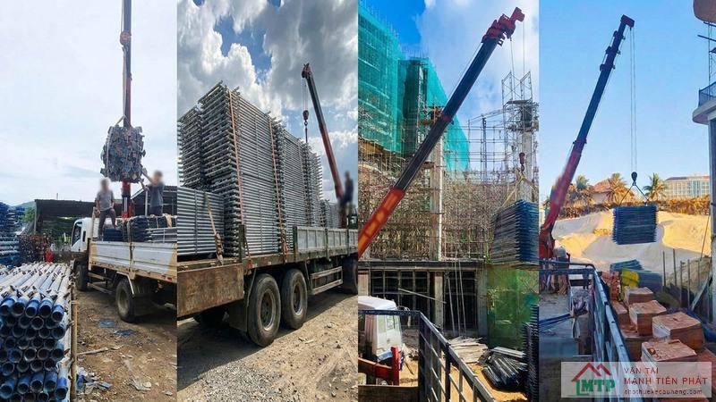 Chở thuê, cẩu thuê giàn giáo cốp pha 