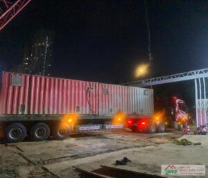 Cho thuê xe cẩu tại Sông Cầu