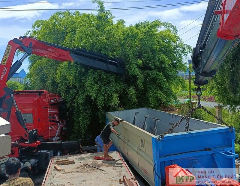 Quy trình thuê xe cẩu, chở thuê máy móc công nghiệp của Vận Tải MTP