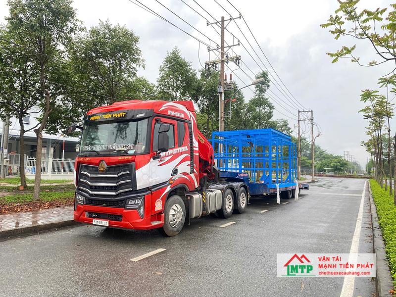 Xe cẩu 50 tấn cho thuê tại Đông Hòa của Vận Tải MTP