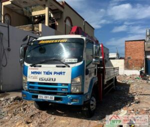 Cho thuê xe cẩu cho công trình sửa chữa, cải tạo