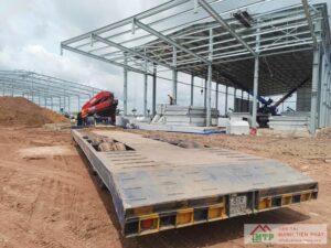 Dịch vụ cho thuê xe cẩu nhà xưởng, cụm công nghiệp