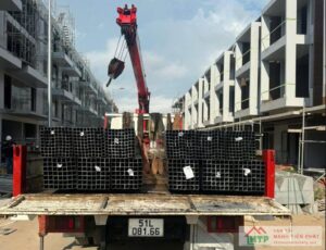 Dịch vụ cho thuê xe cẩu vật tư chung cư, cao ốc