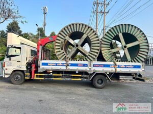 Dịch vụ cho thuê xe cẩu vật tư điện lực hạ tầng