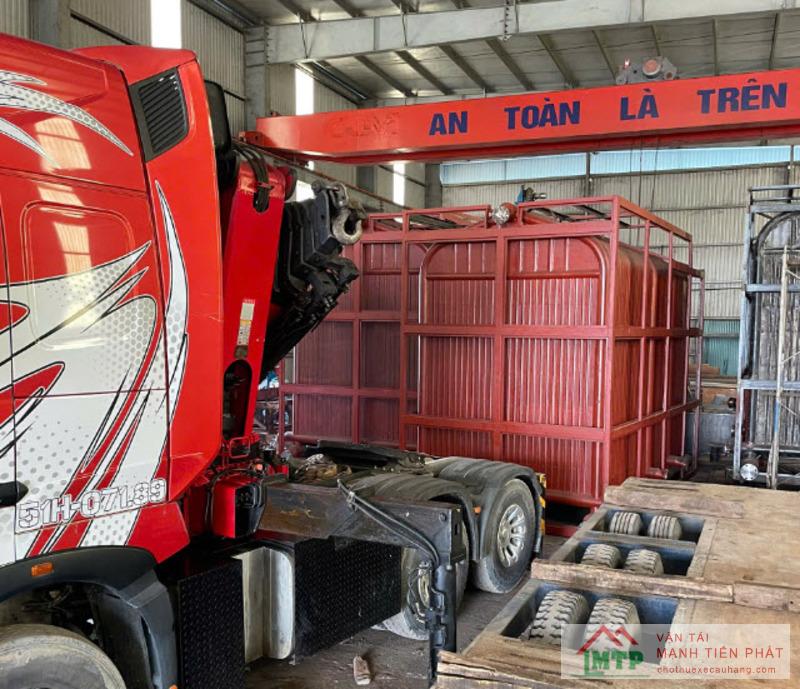 Quy trình Vận Tải MTP thực hiện khi cẩu hàng dễ vỡ