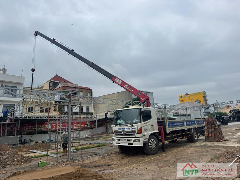 Quy trình Vận Tải MTP thực hiện khi thi công tại mặt bằng kinh doanh
