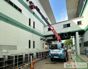 Giá cho thuê xe cẩu thi công gấp